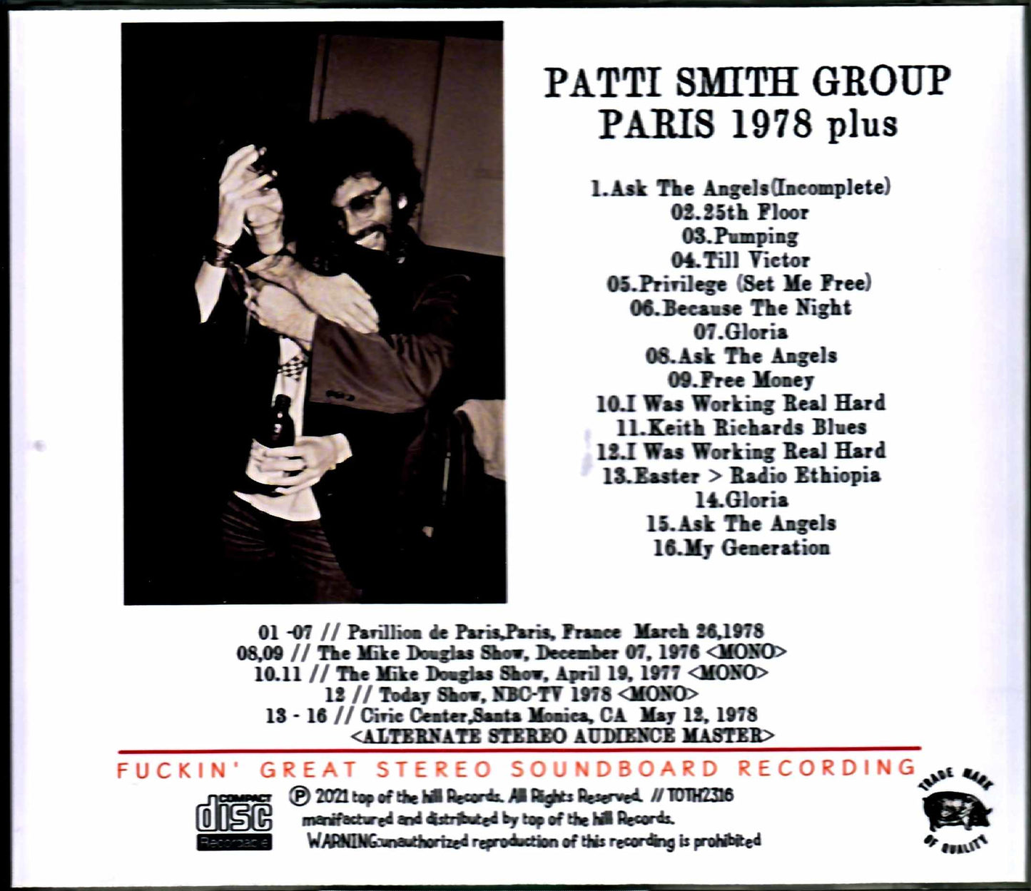 Patti Smith Group/France 1978 & more Remastered