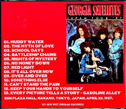 Georgia Satellites/Tokyo,Japan 1987