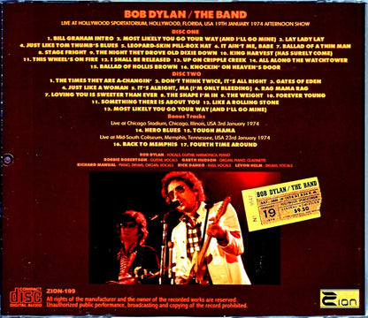Bob Dylan,The Band/FL,USA 1974 Afternoon show Upgrade