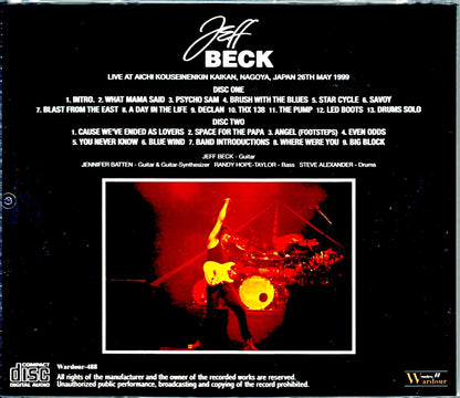 Jeff Beck/Aichi,Japan 1999 DAT Master