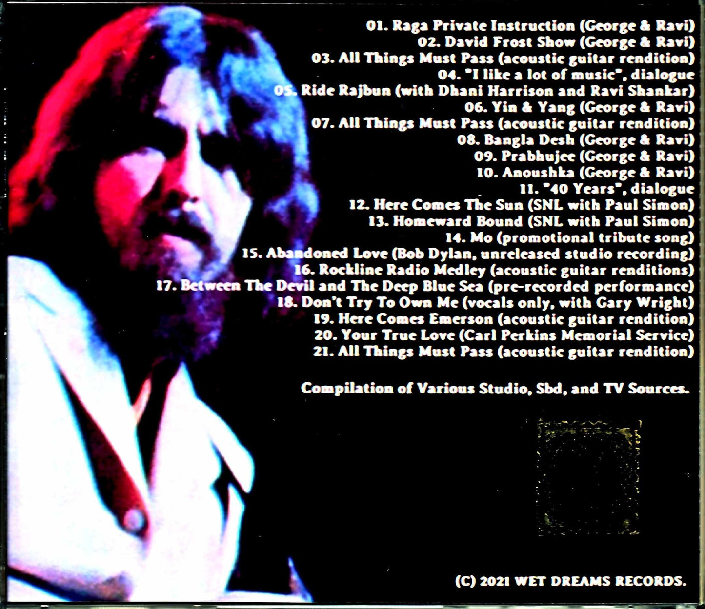 George Harrison Ravi Shankar/Various Studio and TV Sources