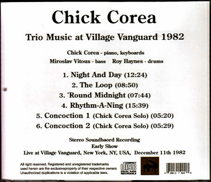 Chick Corea,Miroslav Vitous,Roy Haynes/NY,USA 1982 Early Show