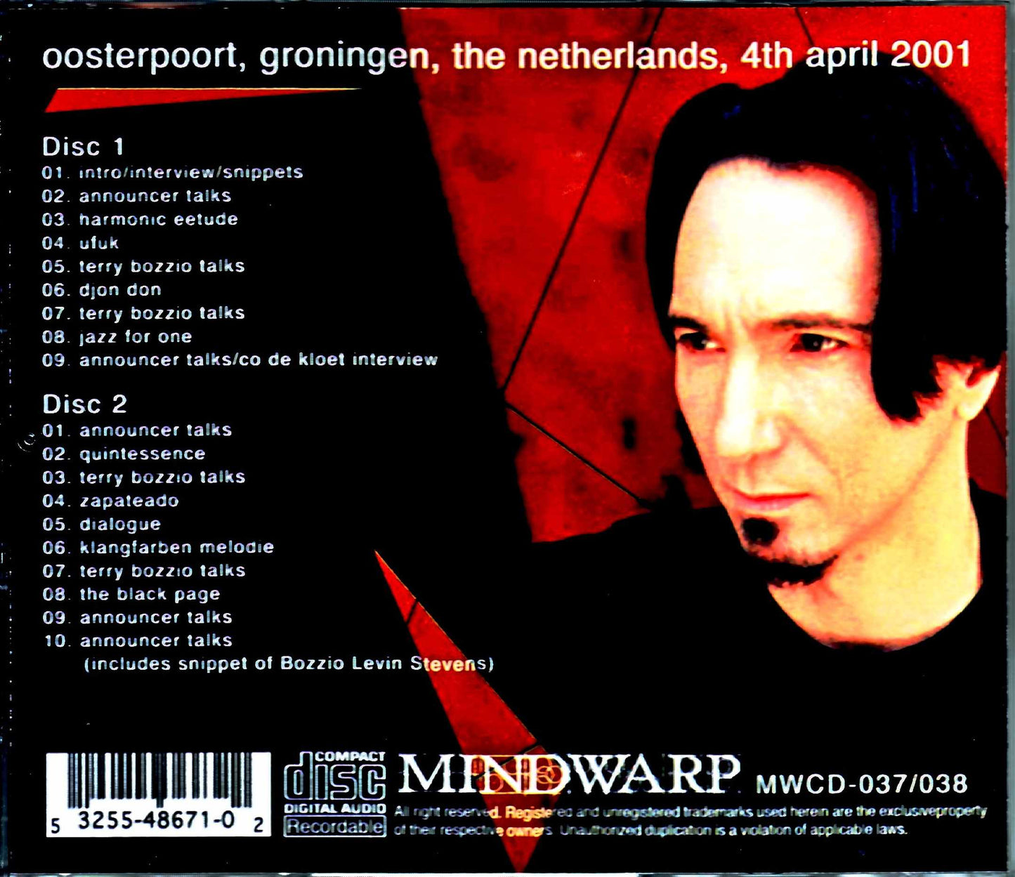 Terry Bozzio/Netherlands 2001