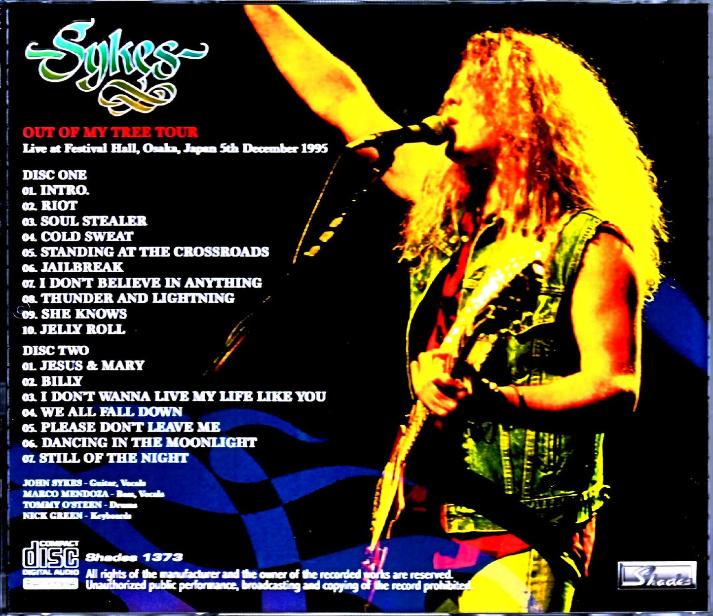 John Sykes/Osaka, Japan 1995