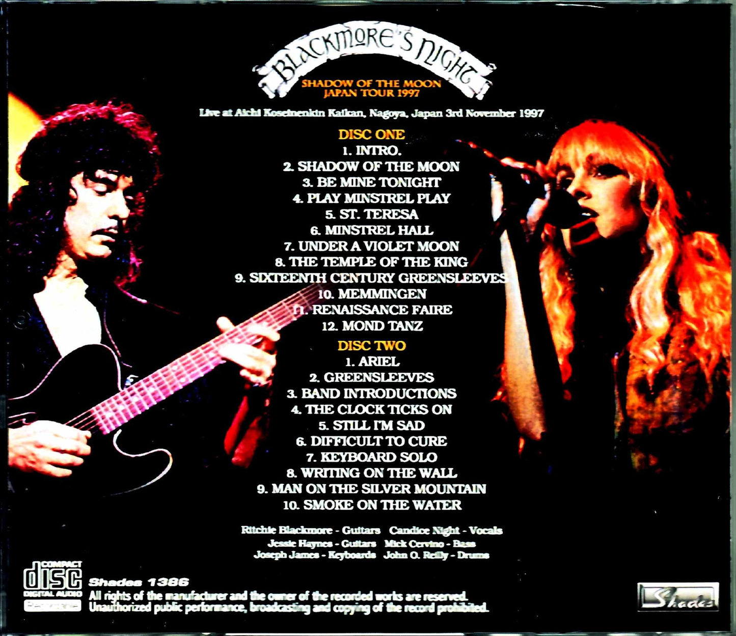 Blackmore's Night/Aichi,Japan 1997 DAT Master