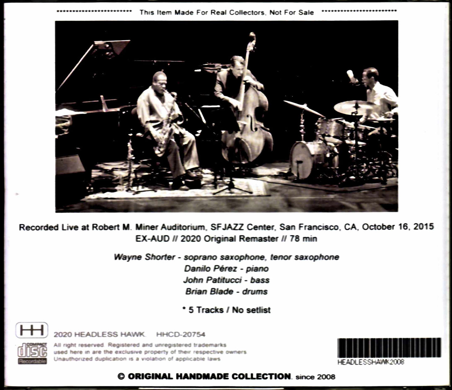 Wayne Shorter Quartet/CA,USA 2015