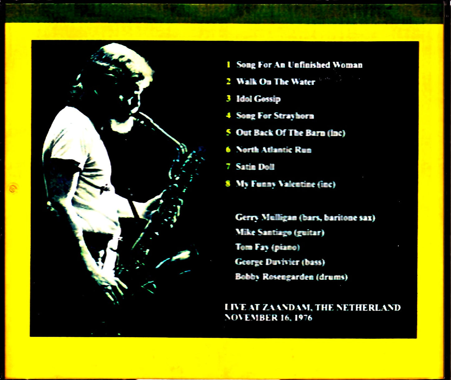 Gerry Mulligan/Netherlands 1976