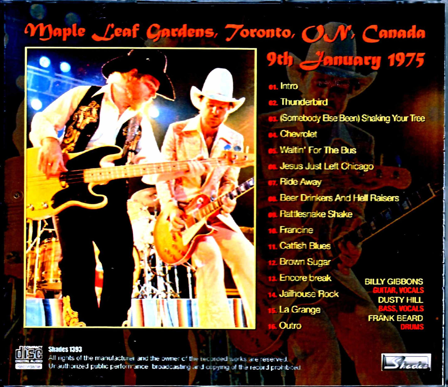 ZZ Top/Canada 1975