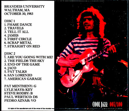 Pat Metheny Group Lyle Mays/MA,USA 1983 Complete