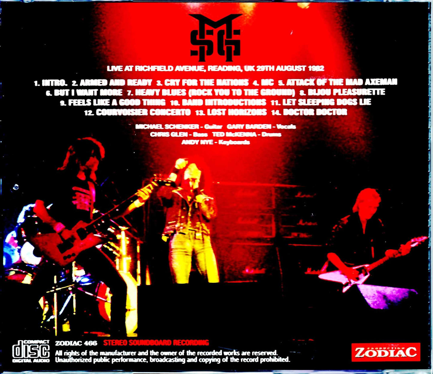 Michael Schenker Group/England,UK 1982