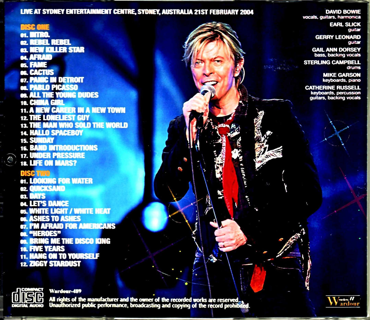 David Bowie/Australia 2.21.2004