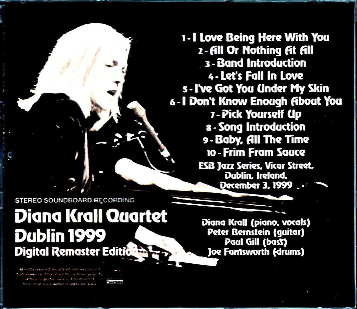 Diana Krall Quartet/Ireland 1999 2021 Digital Remaster