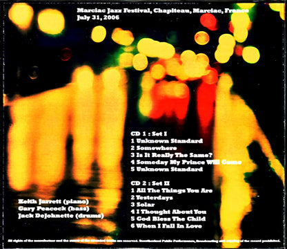 Keith Jarrett Trio/France 2006