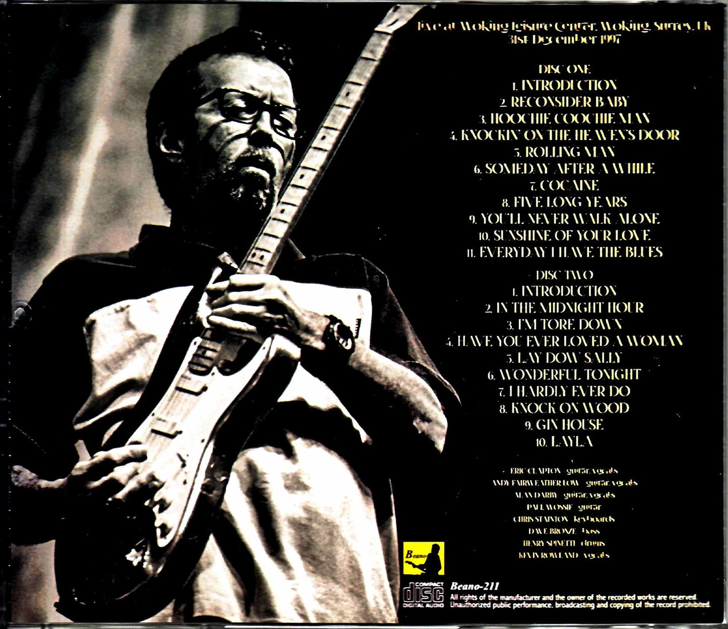 Eric Clapton/England,UK 1997 Complete