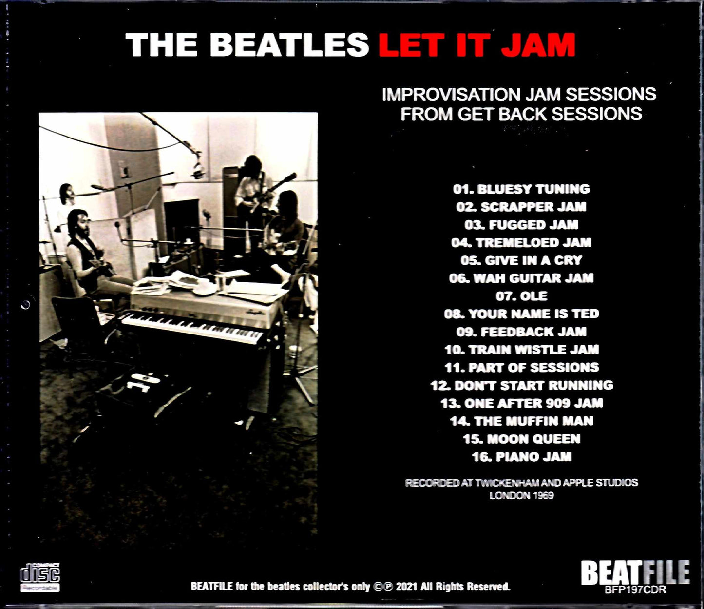 Beatles/Jam Sessions from Get Back Sessions London,UK 1969