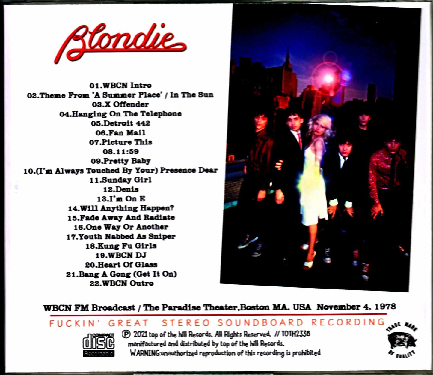 Blondie/MA,USA 1978