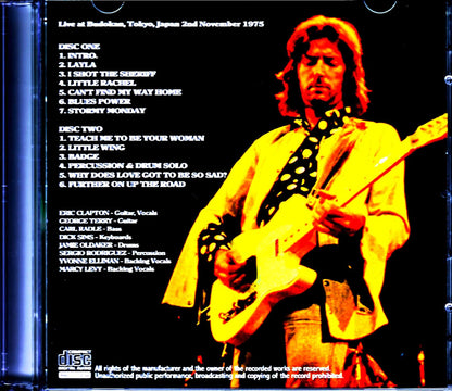 Eric Clapton/Tokyo,Japan 11.2.1975 Upgrade