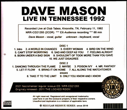 Dave Mason/TN,USA 1992