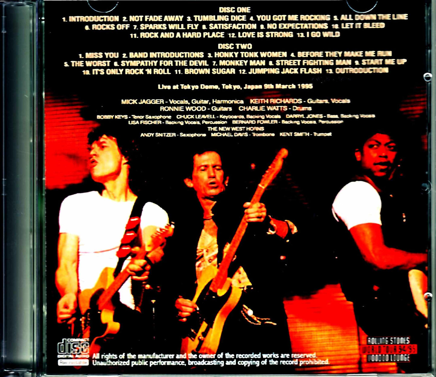 Rolling Stones/Tokyo,Japan 3.9.1995 Complete