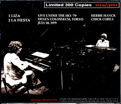 Herbie Hancock and Chick Corea/Tokyo,Japan 1979