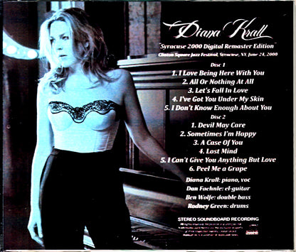 Diana Krall Quarte/NY,USA 2000 2021 Digital Remaster