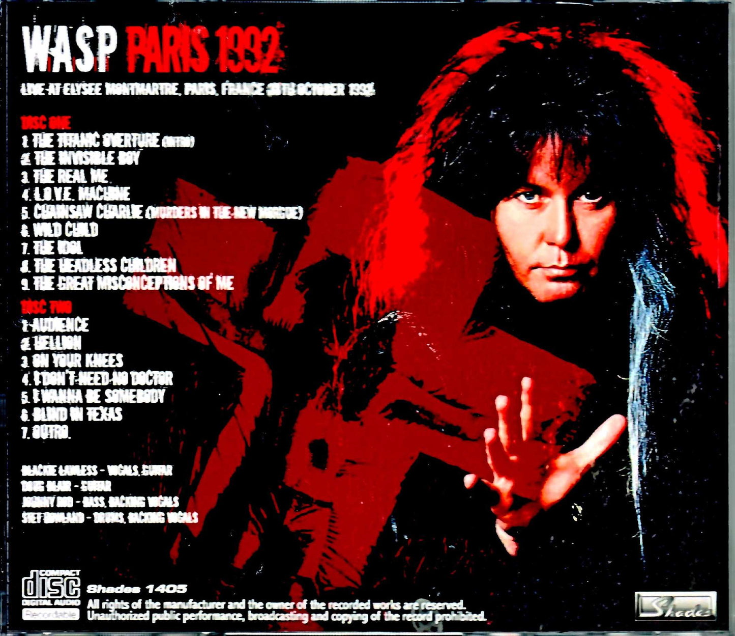 W.A.S.P./France 1992