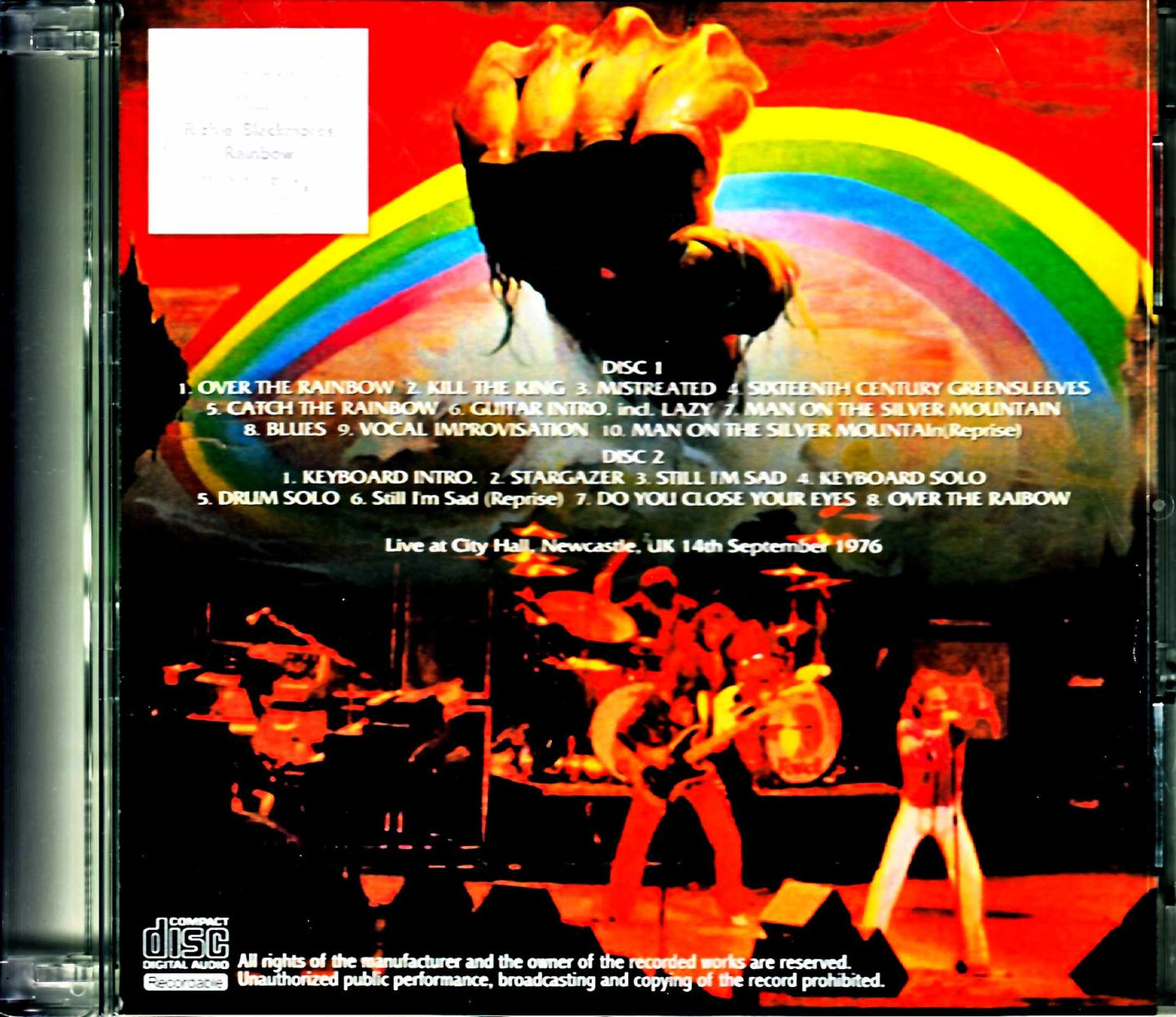 Rainbow/England,UK 1976 Complete