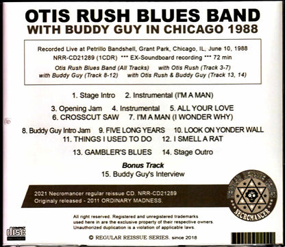 Otis Rush Blues Band Buddy Guy/IL,USA 1988