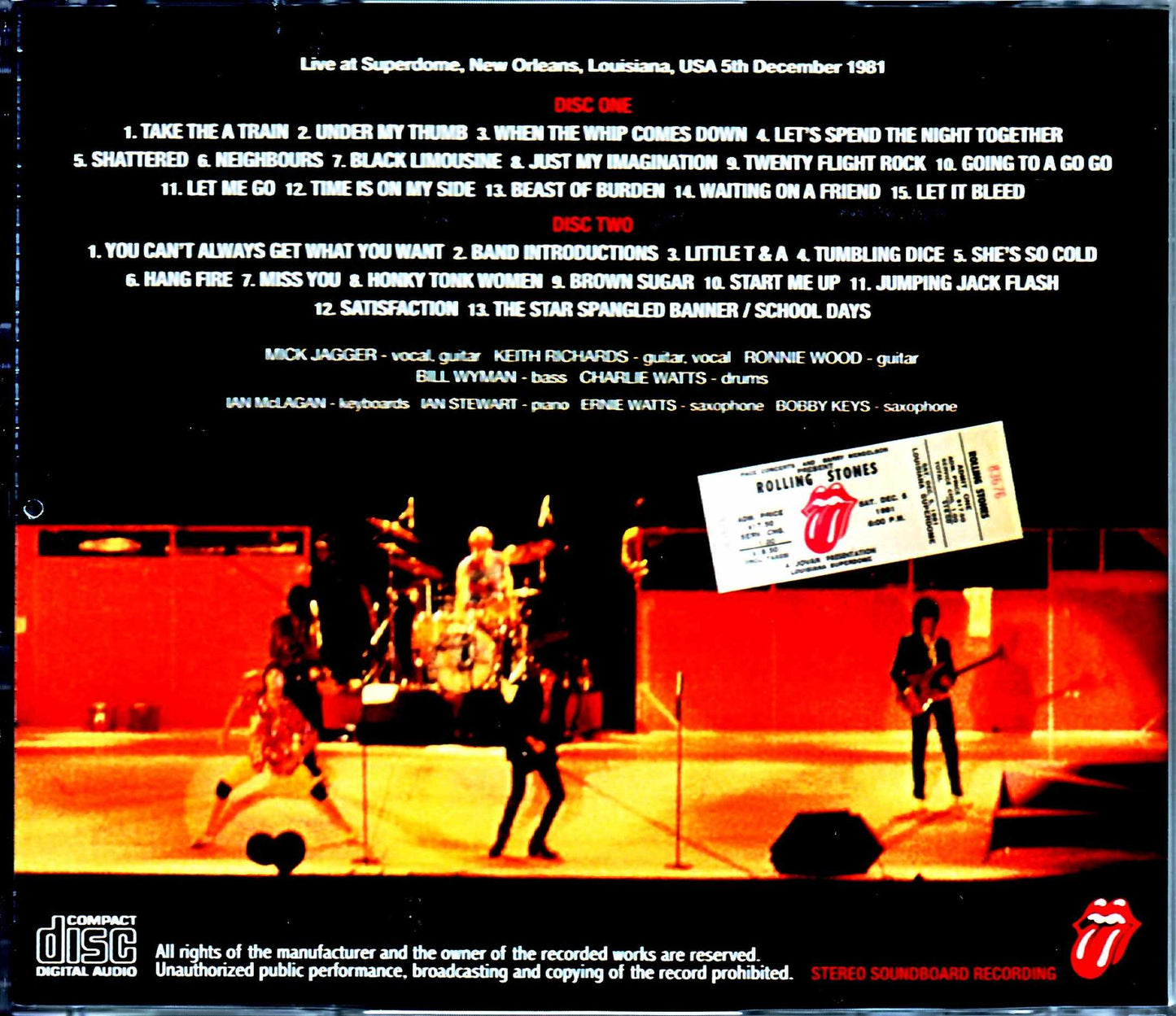 Rolling Stones/LA, USA 1981 Remastered