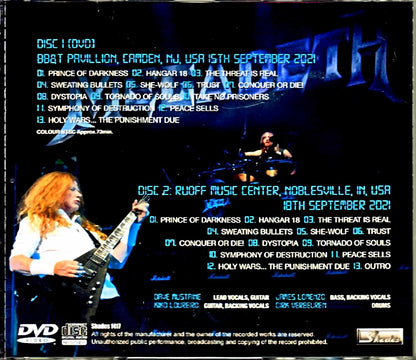 Megadeth/IN,USA 2021 & more