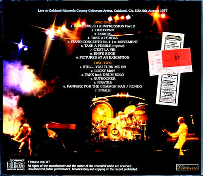 EL & P Emerson,Lake & Palmer/CA,USA 8.6.1977