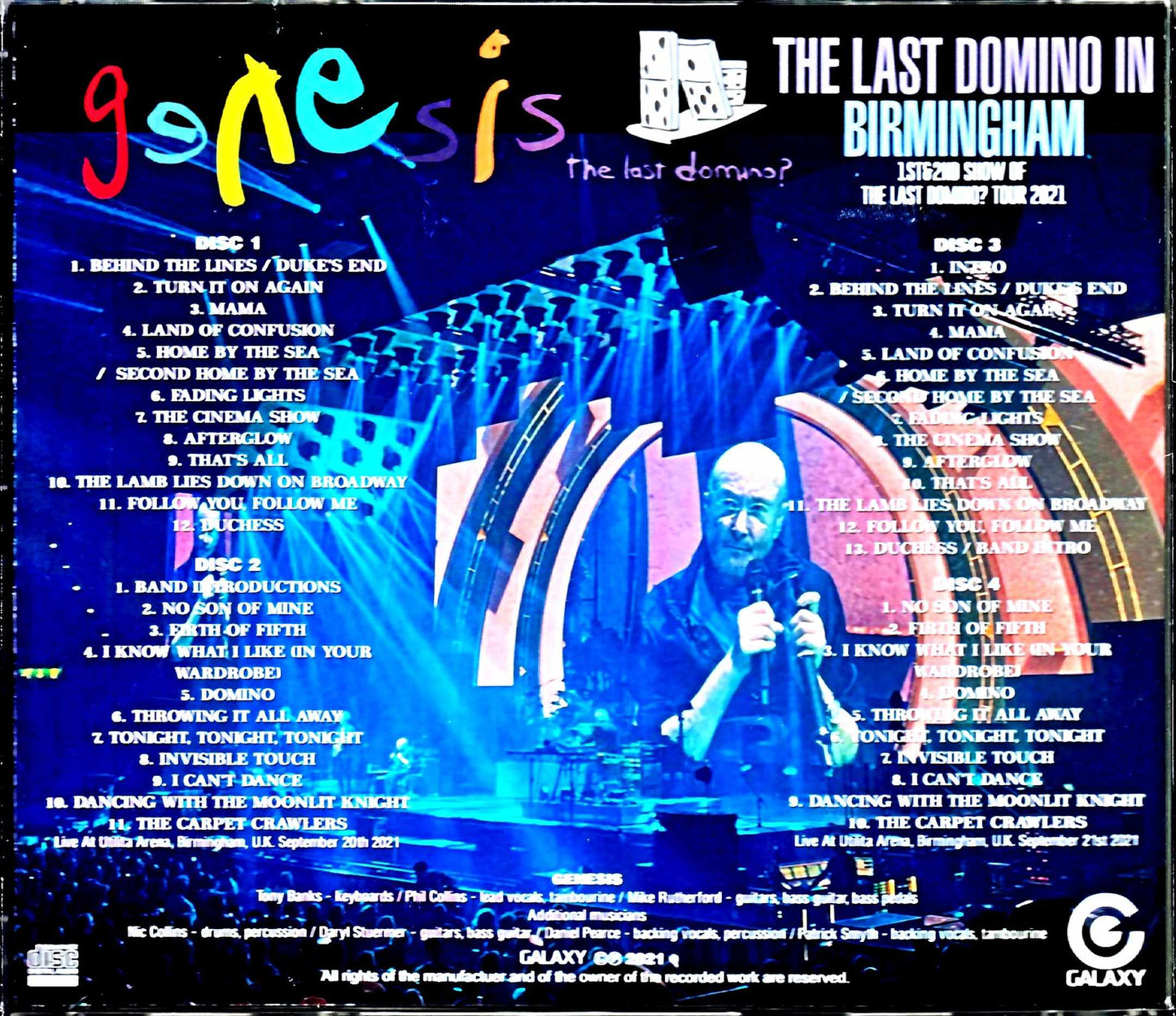 Genesis/England,UK 2021 2Days Complete