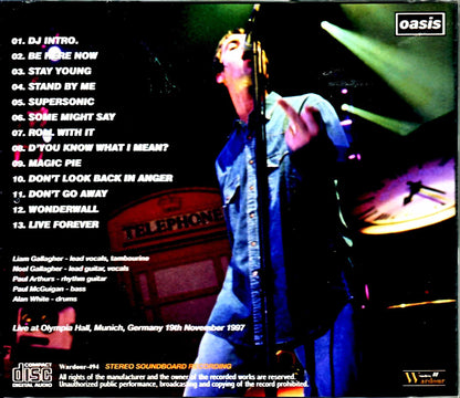 Oasis/Germany 11.19.1997 Soundboard Recording