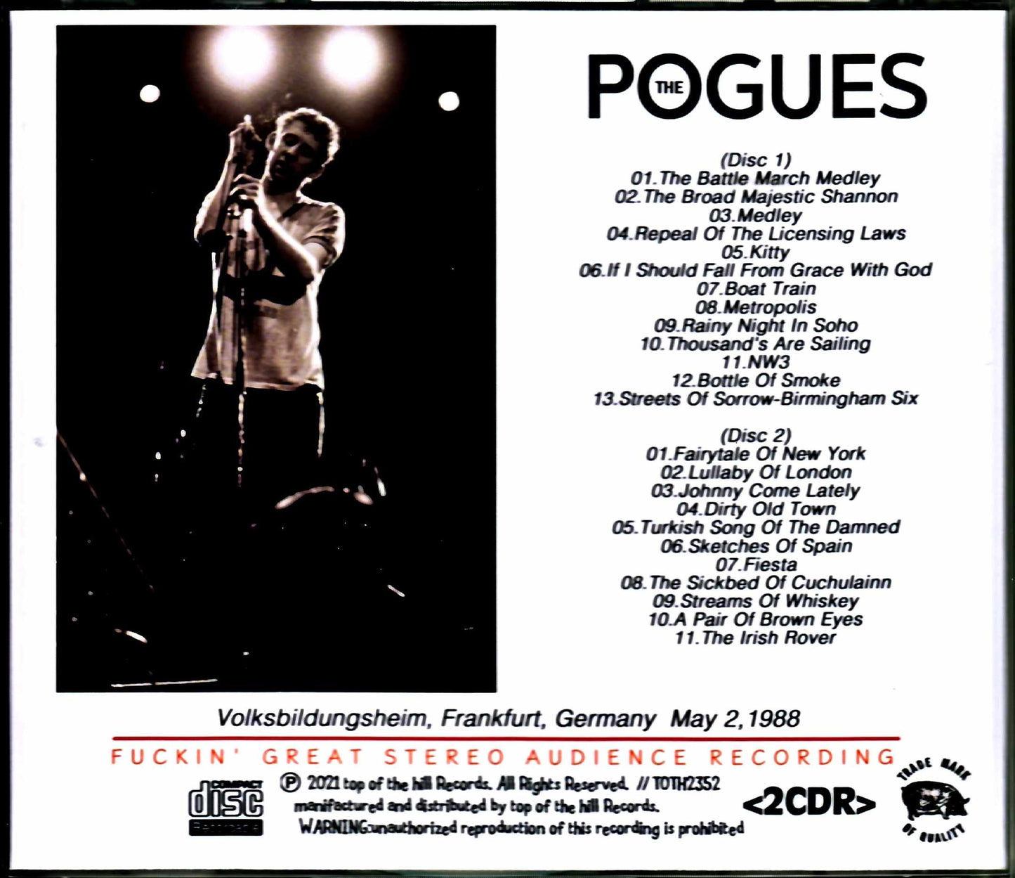 Pogues/Germany 1988 Complete