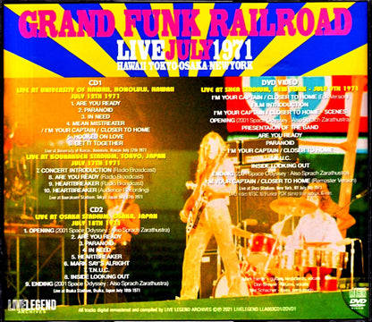 Grand Funk Railroad/Live Collection 1971