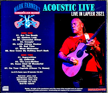 Mark Farner's American Band ex Grand Funk Railroad/MI,USA 2021