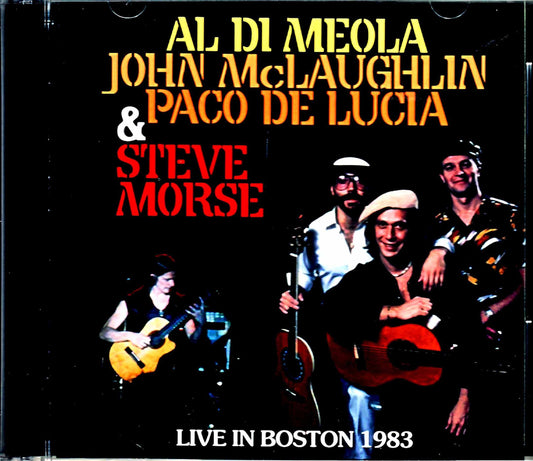 Al di Meola John McLaughlin Paco de Lucia Steve Morse/MA,USA 1983