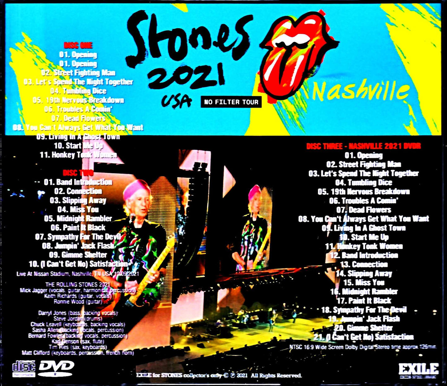 Rolling Stones/TN,USA 2021 S & V