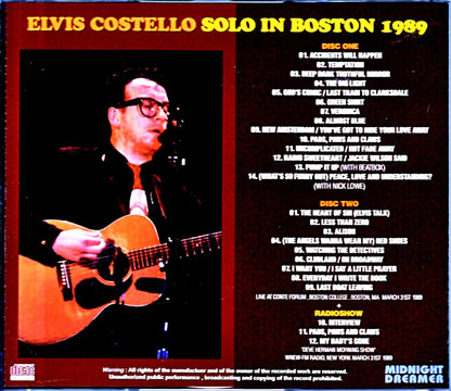 Elvis Costello/MA, USA 1989