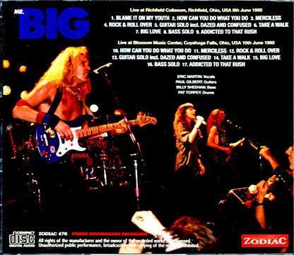 Mr. Big/OH,USA 1990 2Days Upgrade
