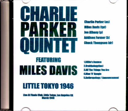 Charlie Parker Quintet Miles Davis/CA, USA 1946