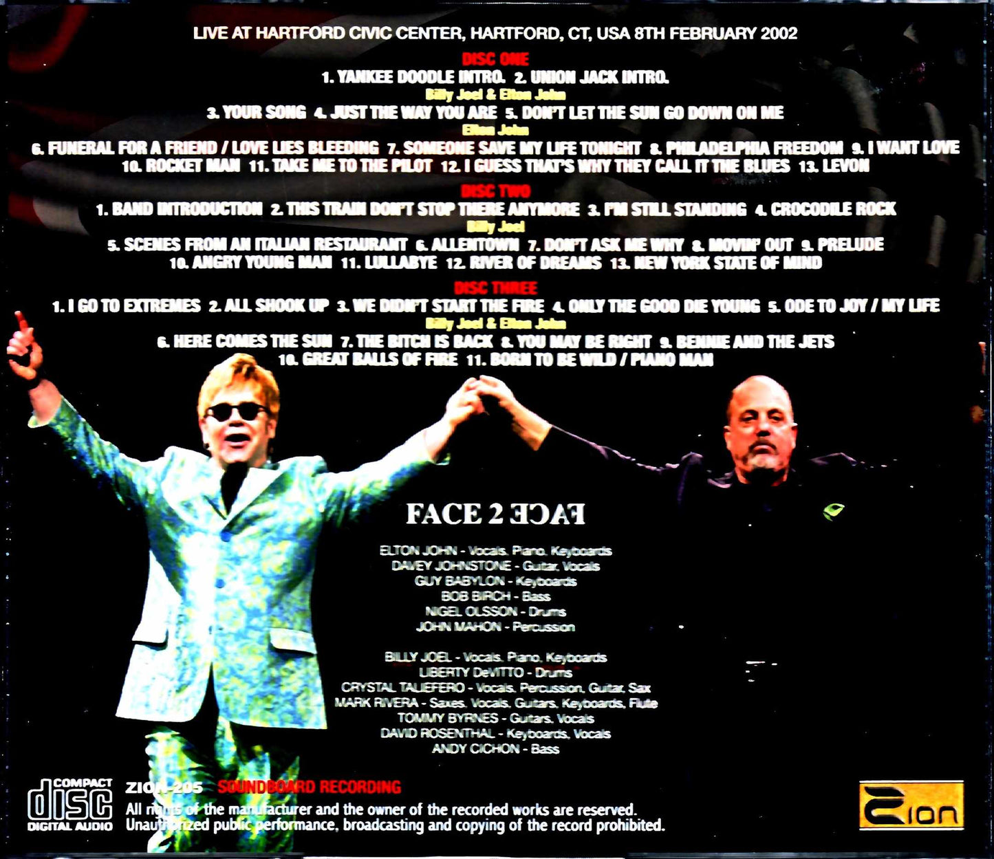 Billy Joel Elton John/CT,USA 2002 Upgrade