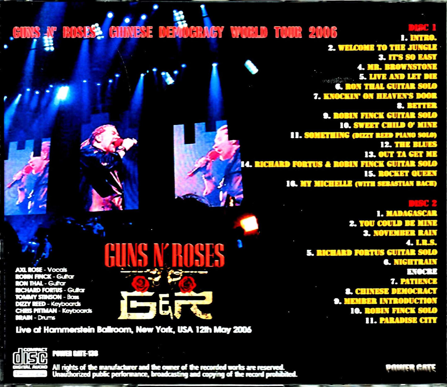 Guns N' Roses Guns N' Roses/NY,USA 2006