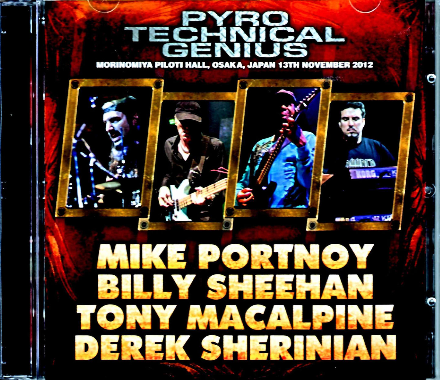 Pyro Technical Genius Mike Portnoy,Billy Sheehan,Tony Macalpine,Derek Sherinian/Osaka,Japan 2012 Complete