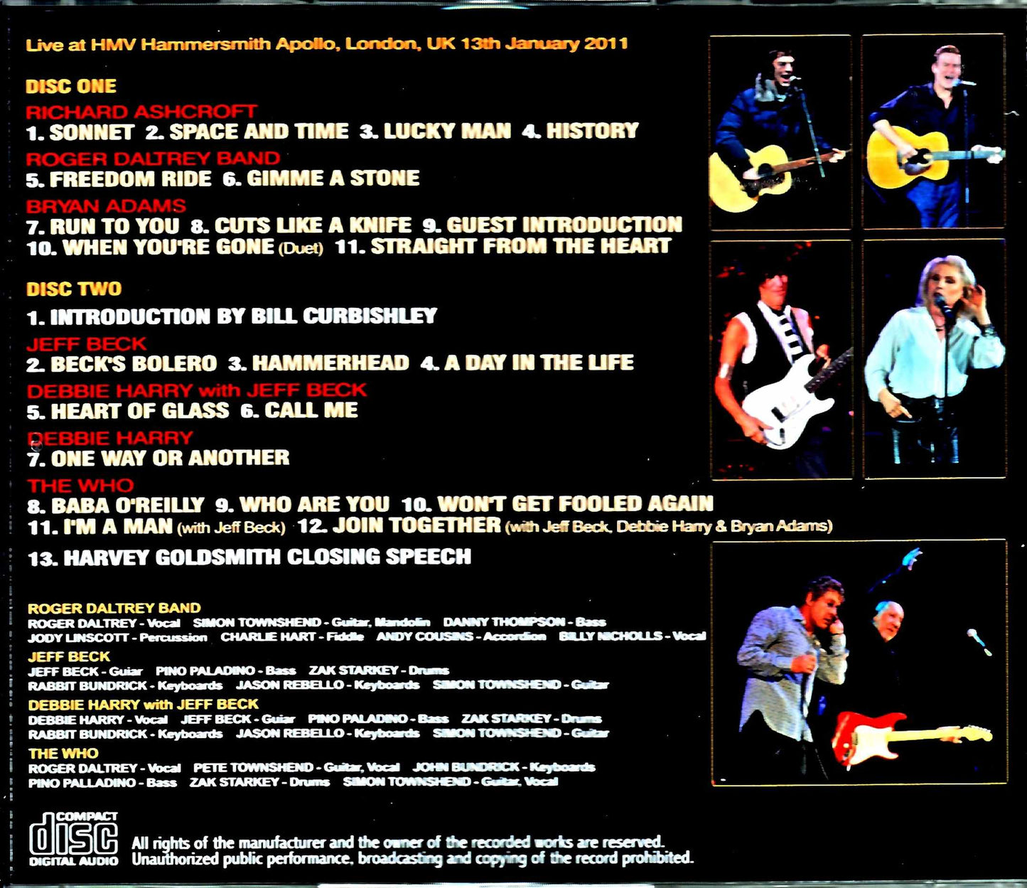 Who,The JeffBeck The Who Jeff Beck/London,UK 2011 Complete