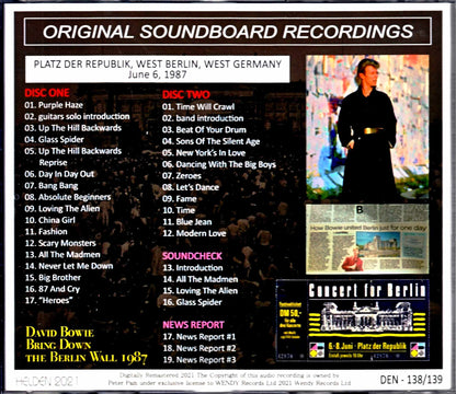 David Bowie/Germany 6.6.1987 Complete & more
