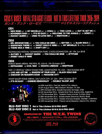 Guns N' Roses Guns N' Roses/Not in This Lifetime Tour Collection 2016-2019 S & V