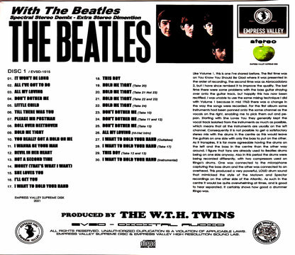 Beatles With the Beatles Spectral Stereo Demix Final Technical Specifications