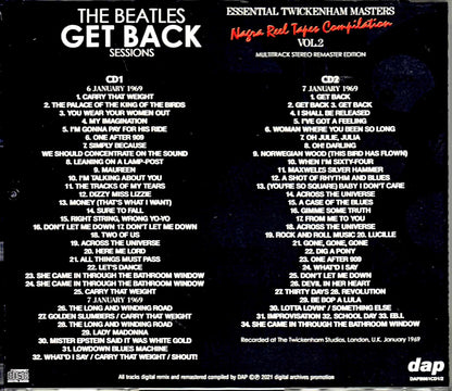 Beatles The Beatles/Get Back Rooftop Concert Get Back Session Nagra Reel Tapes Compilation Vol.2