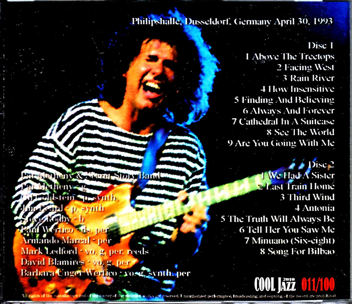 Pat Metheny & Secret Story Band Pat Metheny/Germany 4.30.1993 Complete